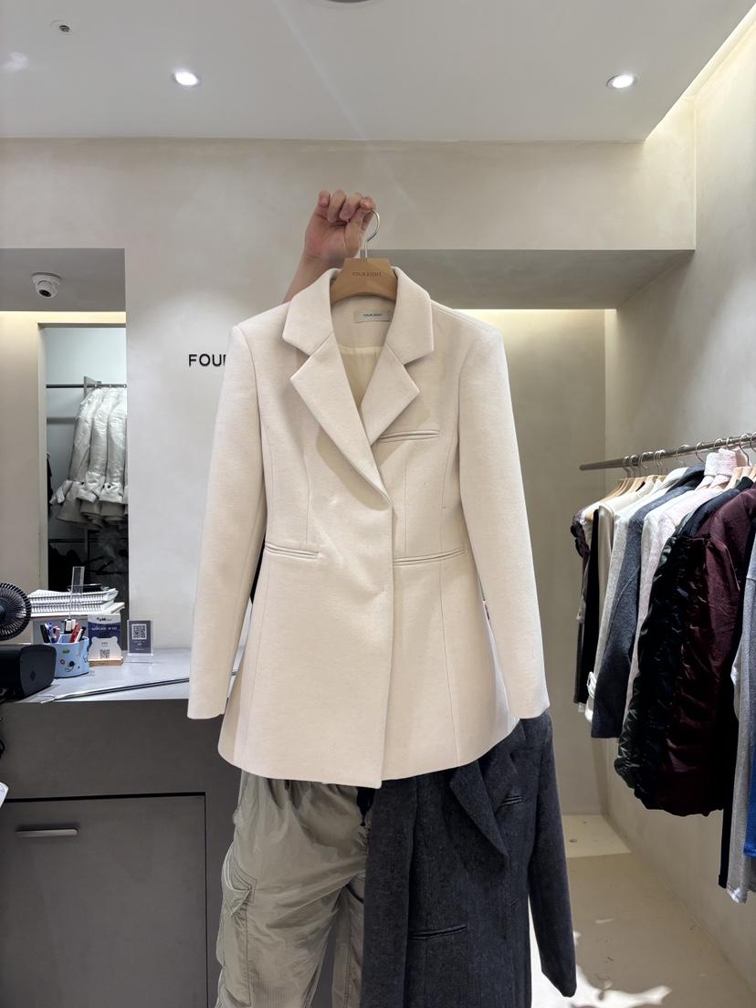 FOUREIGHT東大門㊣代購女士新款時尚推薦人氣職業連衣裙人字紋FOUR EIGHT連衣裙