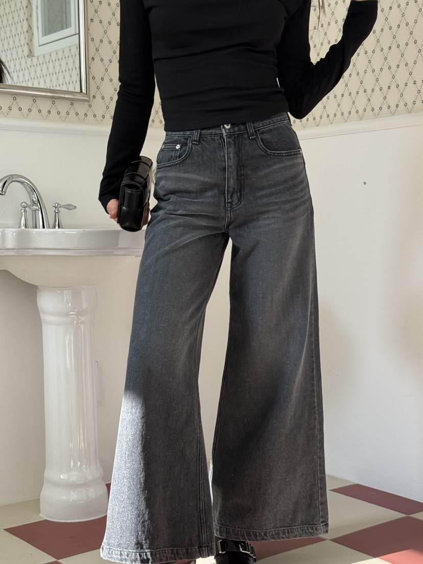 FOUREIGHT韓國代購㊣女裝新款熱賣時尚人氣職業休閑牛仔褲口袋FOUR EIGHT牛仔褲