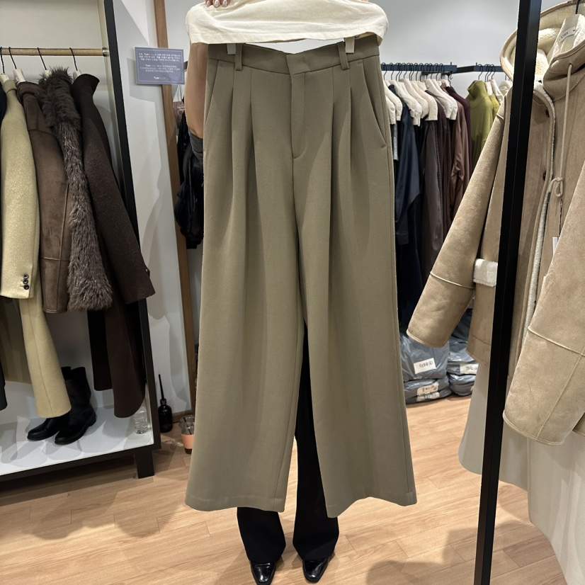 MUYBIEN東大門㊣代購女裝新款推薦熱賣職業休閑25秋冬休閑褲MUYBIEN休閑褲