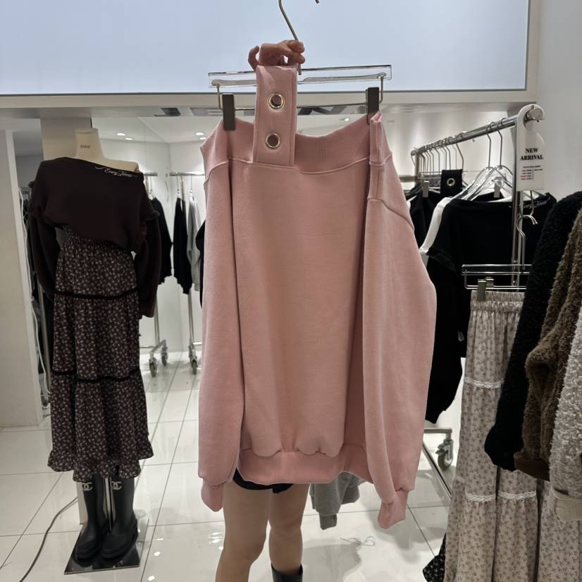 JENNIE東大門㊣實拍女裝新款25秋冬熱賣休閑推薦時尚衛衣加絨JENNIE/VENEFIT衛衣