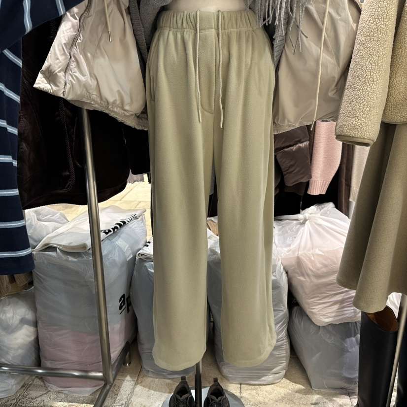 MAJDAN東大門㊣代購女士新款職業25秋冬推薦熱賣休閑褲抓絨MAJDAN休閑褲