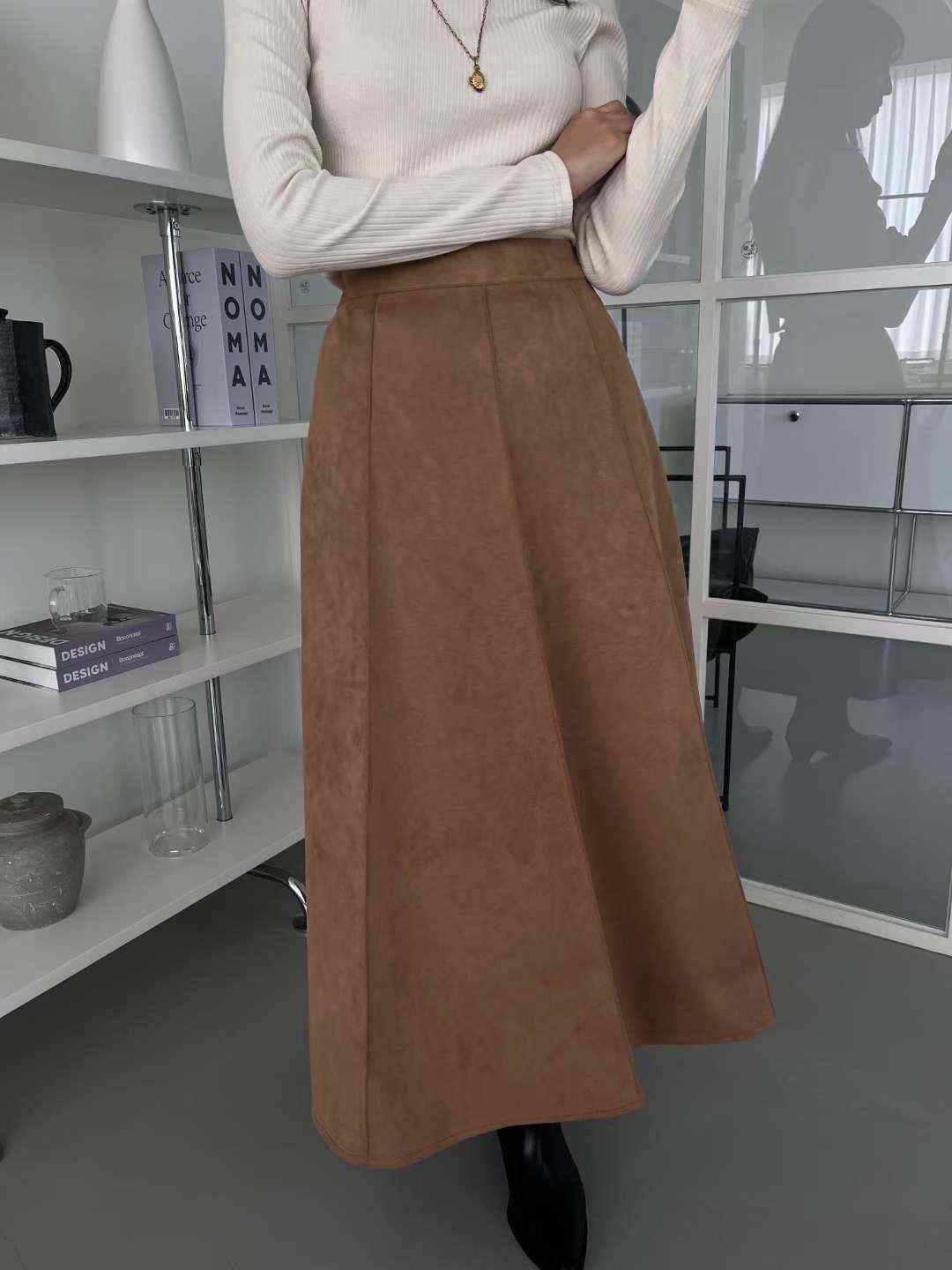 MELON東大門㊣實拍女士新品時尚休閑25秋冬職業熱賣推薦長裙MELON長裙