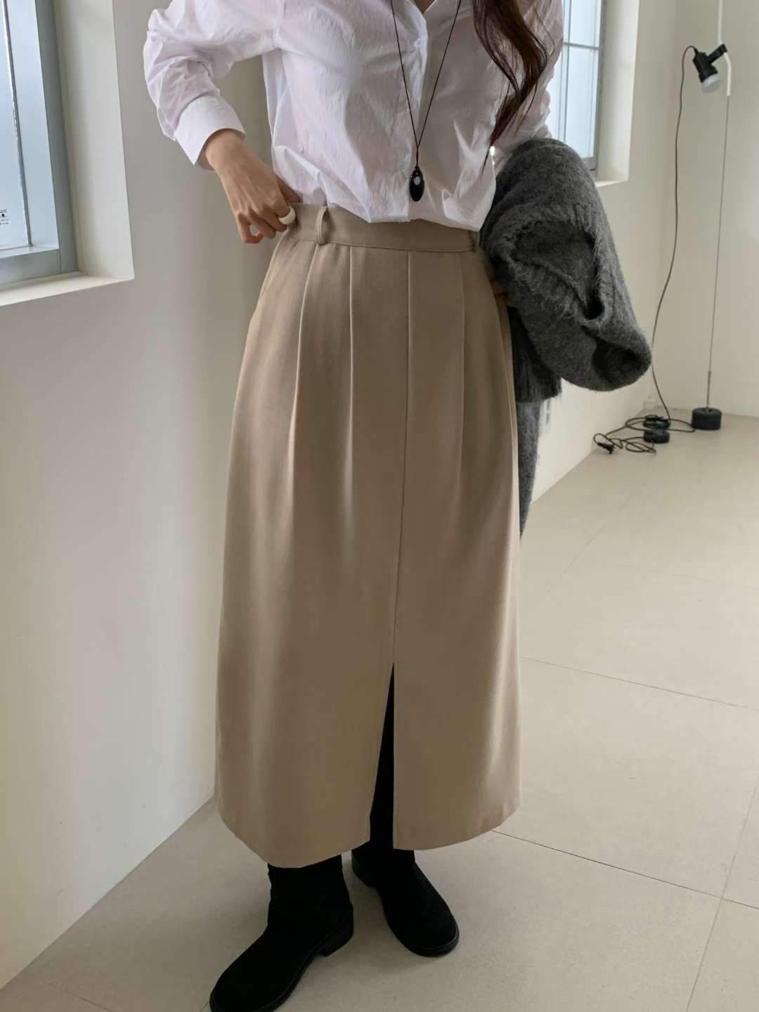 MELON東大門㊣直郵女士新品熱賣職業推薦休閑25秋冬時尚長裙MELON長裙