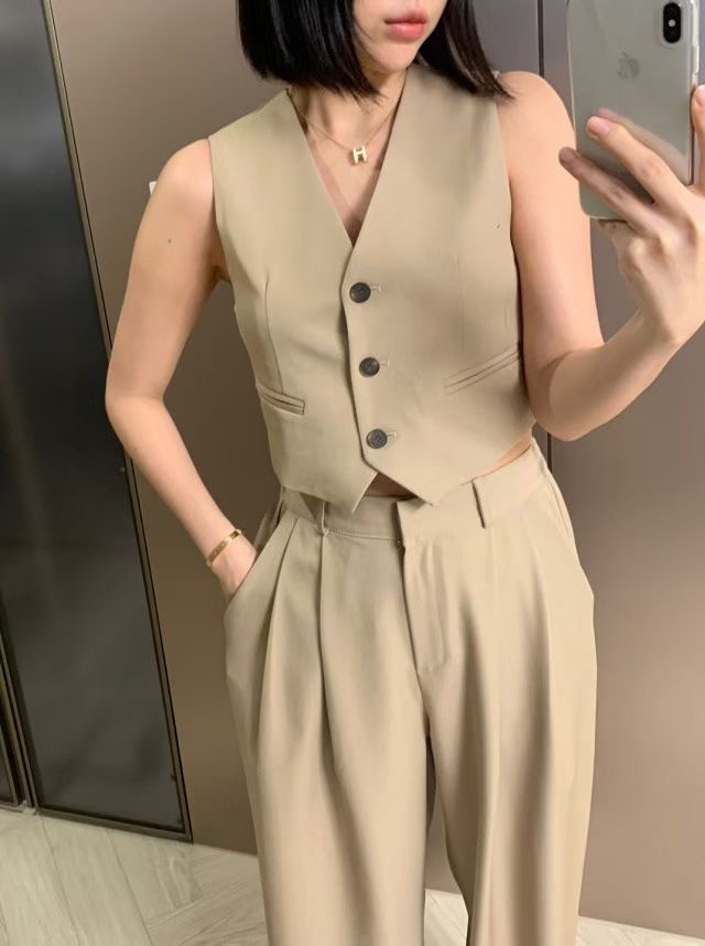 FAVOR東大門㊣實拍女裝新品推薦25秋冬熱賣時尚休閑人氣馬甲ARRICCHISI馬甲