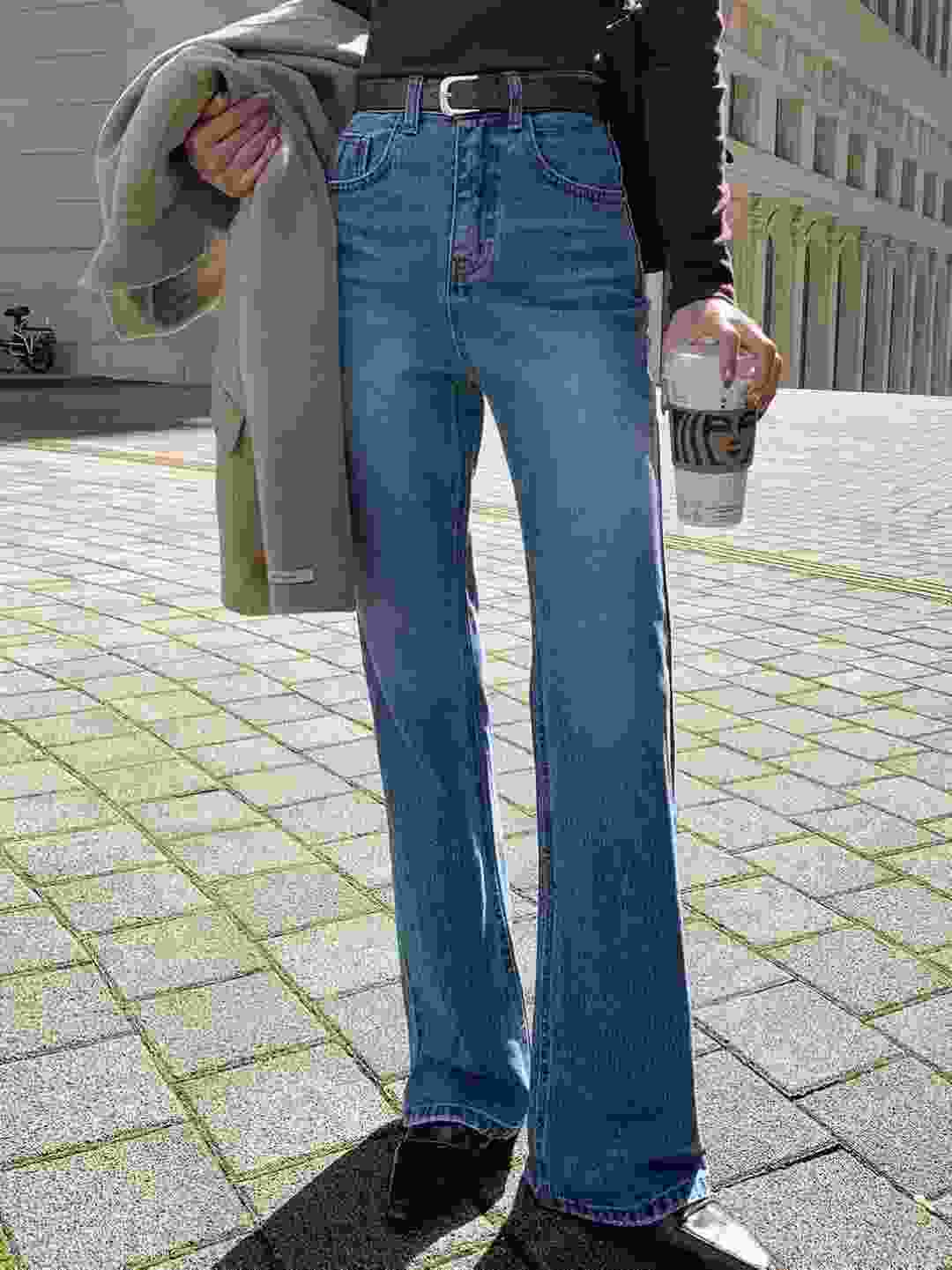 FAVOR東大門㊣代購女裝新品時尚熱賣休閑人氣牛仔褲不含腰帶ARRICCHISI牛仔褲