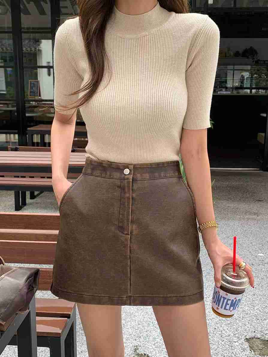 FAVOR東大門㊣直郵女裝新款25秋冬推薦熱賣休閑人氣時尚短裙ARRICCHISI短裙