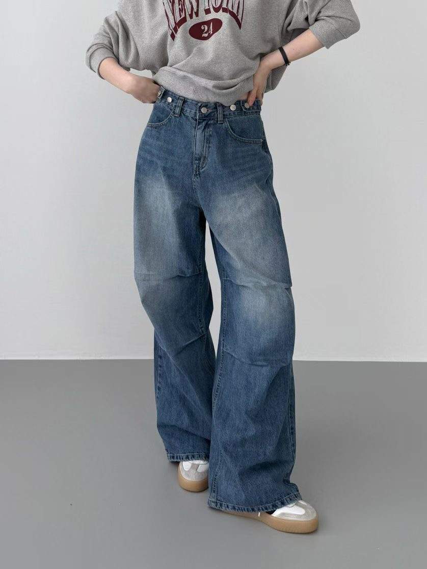 FAVOR東大門㊣代購女裝新品熱賣職業推薦休閑人氣時尚牛仔褲ARRICCHISI牛仔褲