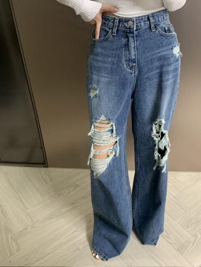 FAVOR東大門㊣實拍女裝新款時尚職業推薦休閑熱賣人氣牛仔褲ARRICCHISI牛仔褲