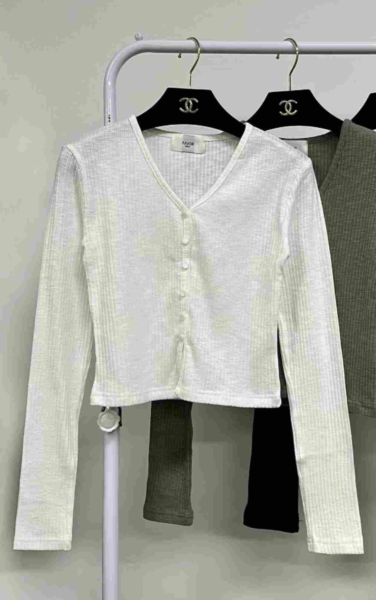 FAVOR東大門㊣實拍女裝新款熱賣推薦職業休閑人氣針織衫開衫ARRICCHISI針織衫