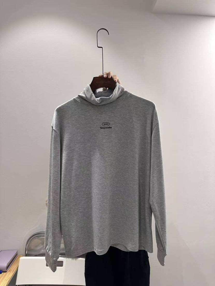 WATERMELON韓國直郵㊣女士新品人氣休閑熱賣推薦長袖T恤高領WATER MELON長袖T恤