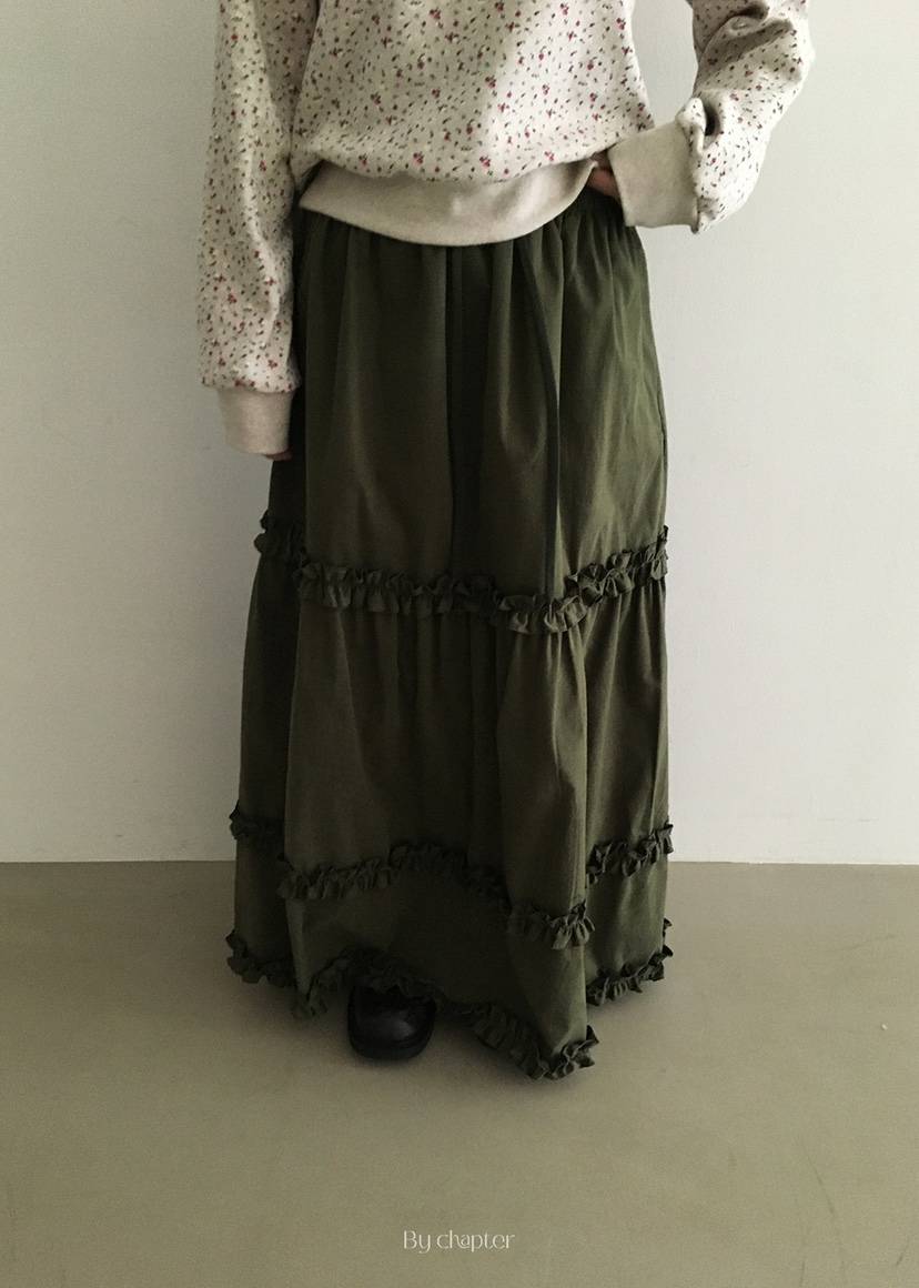 BY CHAPTER韓國直郵㊣女士新品時尚推薦休閑人氣職業25秋冬長裙BY Chapter長裙