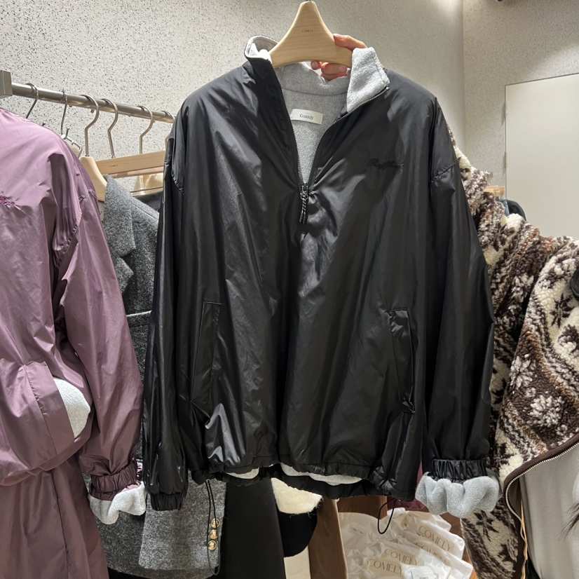 COMELY韓國直郵㊣女裝新品人氣25秋冬休閑推薦熱賣夾克羊毛COMELY夾克