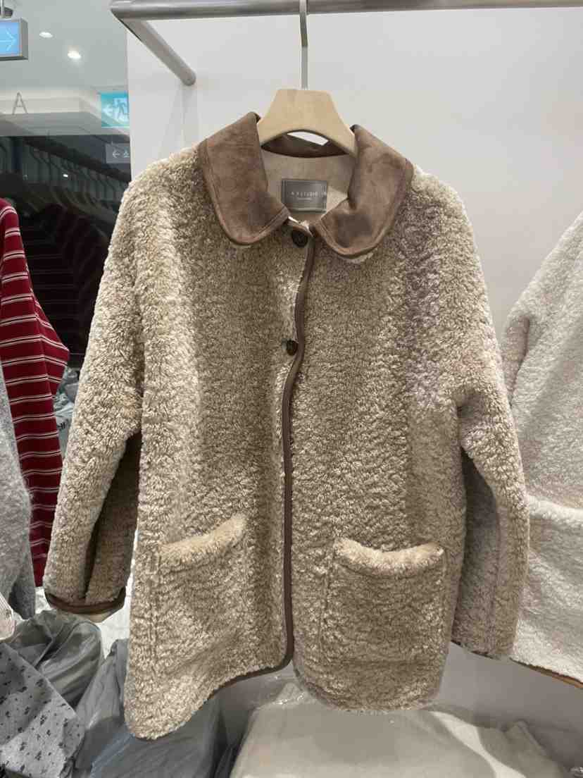 A P-STUDIO韓國直郵㊣女士新款休閑人氣職業推薦短款大衣A P-STUDIO短款大衣