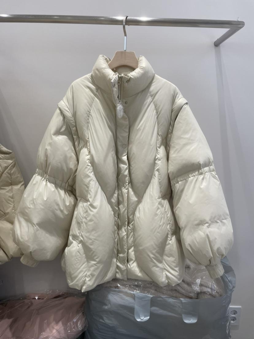 A P-STUDIO韓國代購㊣女士新款時尚人氣短款羽絨服可拆卸A P-STUDIO短款羽絨服