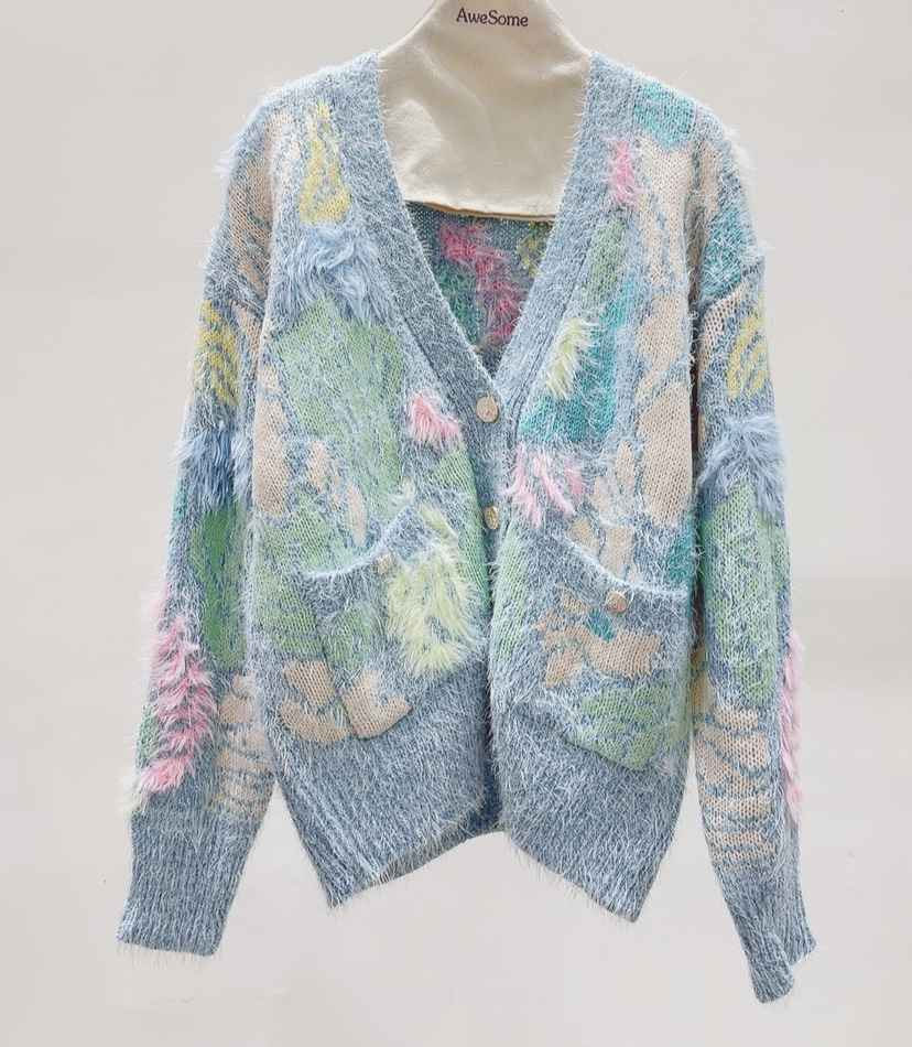 AWESOME-P東大門㊣實拍女裝新款25秋冬時尚職業針織衫羊毛衫AWESOME-P針織衫