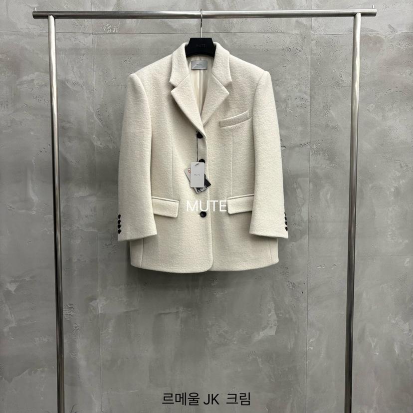 MUTE-P東大門㊣代購女裝新款熱賣人氣推薦25秋冬休閑短款大衣MUTE短款大衣
