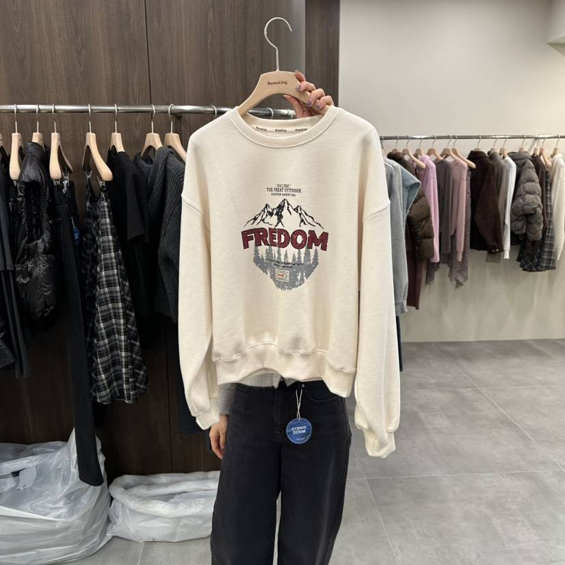 URBANSTORY/REMAKING東大門㊣直郵女裝新款推薦時尚人氣衛衣Remaking/URBANSTORY衛衣