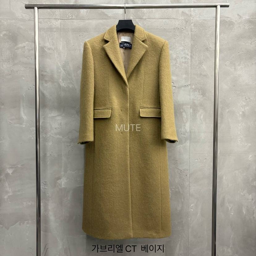 MUTE-P東大門㊣代購女士新款人氣熱賣推薦25秋冬休閑長款風衣MUTE長款風衣
