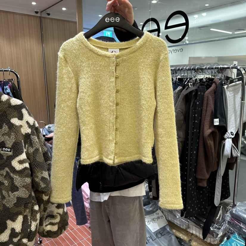 E/E/E東大門㊣直郵女士新品熱賣25秋冬休閑時尚職業針織衫E/E/E針織衫