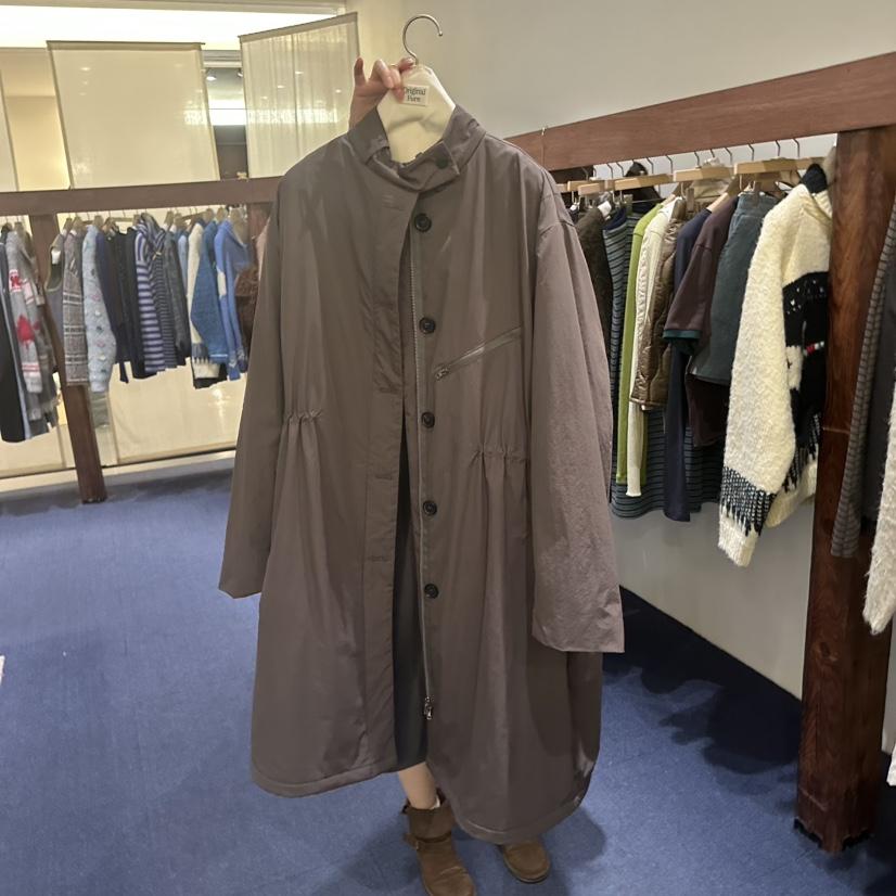FURE東大門㊣直郵女士新款推薦25秋冬職業休閑人氣長款風衣棉FURE長款風衣
