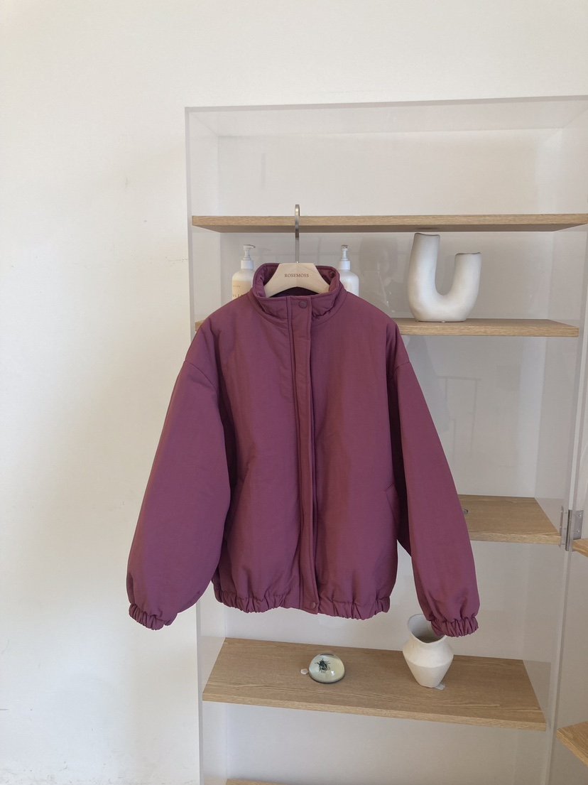 ORDINARYA東大門㊣代購女士新款推薦25秋冬短款棉服jp棉填充ROESMMOSS短款棉服