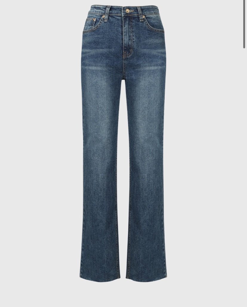 AWESOME-L東大門㊣代購女士新品熱賣25秋冬職業時尚牛仔褲AWESOME-L牛仔褲