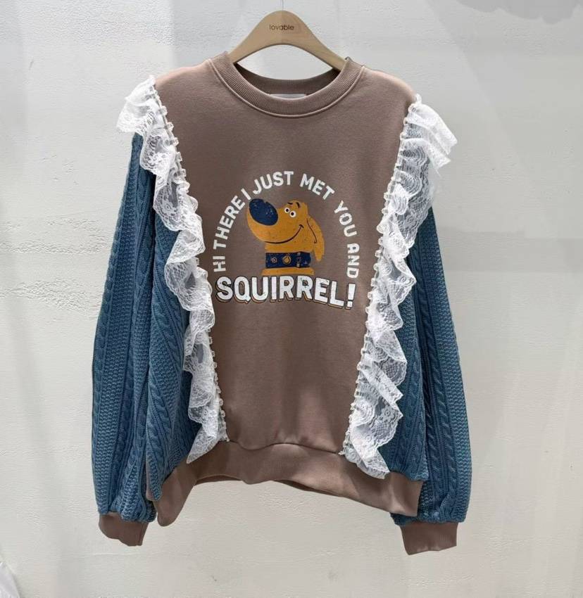 LOVABLE東大門㊣代購女士新款25秋冬休閑熱賣推薦人氣時尚衛衣LOVABLE衛衣