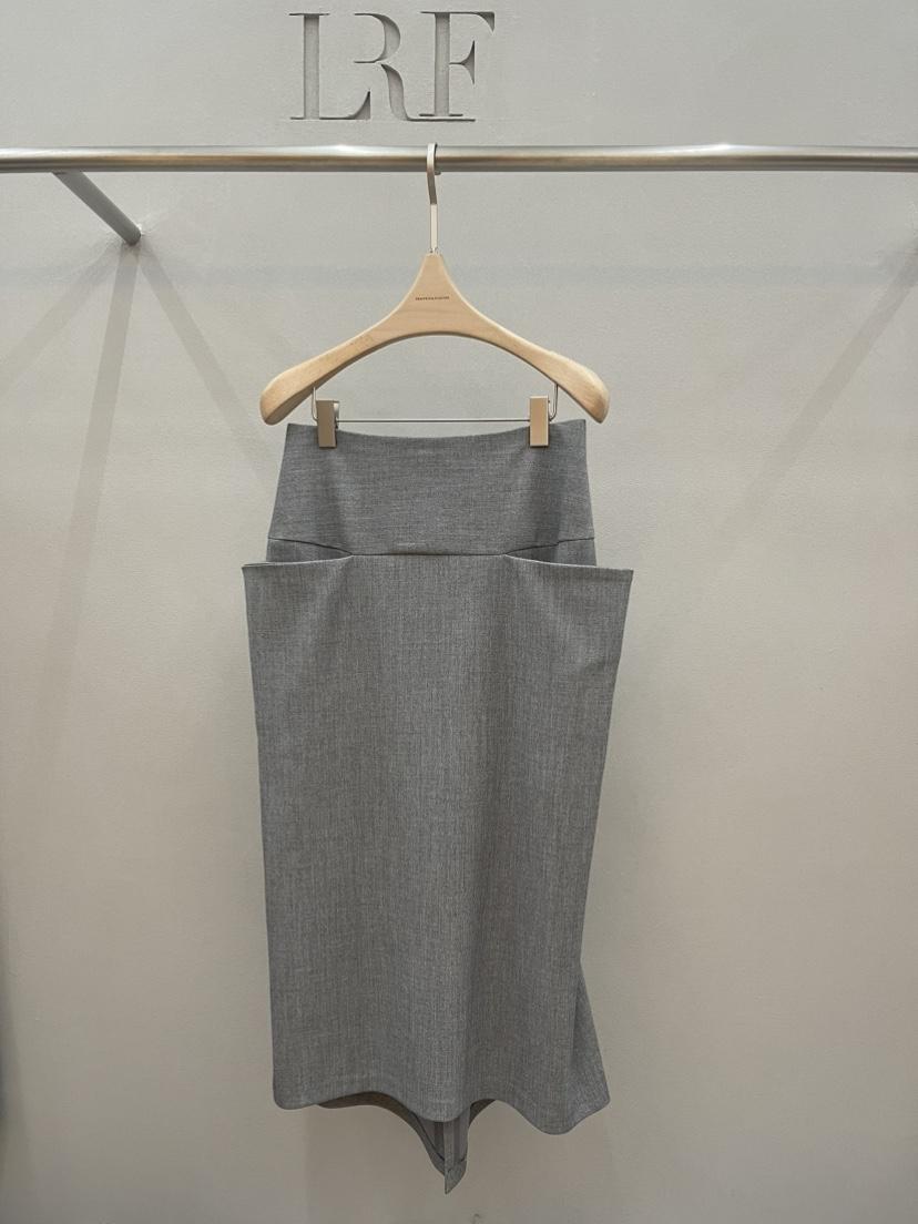 PLUS HONG-P韓國直郵㊣女裝新品人氣熱賣25秋冬職業長裙羊毛LORA FAMILY/PLUS HONG長裙