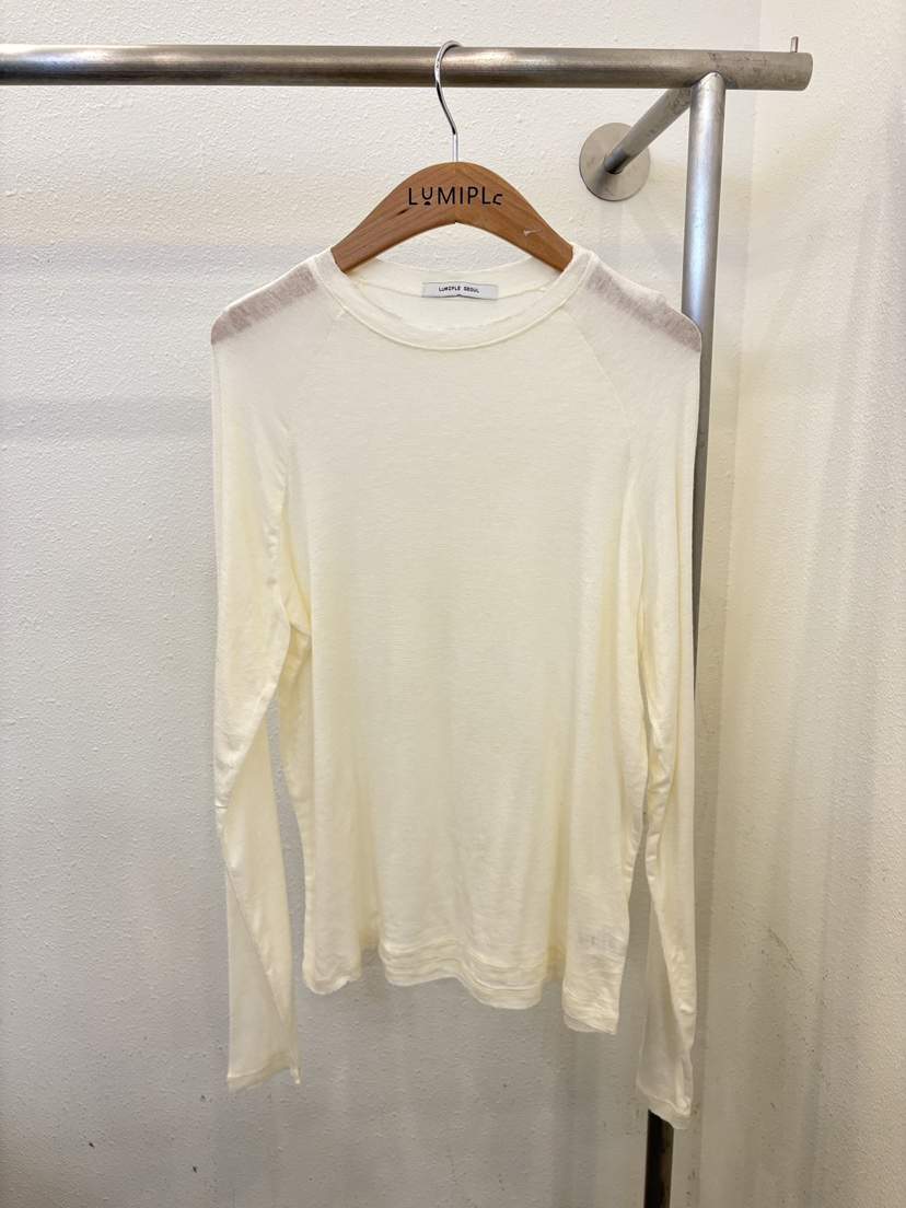LUMIPLE韓國直郵㊣女裝新品25秋冬推薦休閑熱賣職業長袖T恤LUMIPLE長袖T恤