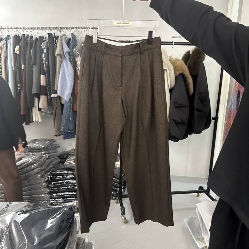 DOUBLE STANDARD/LE SMOKING/MAISONSTAFF東大門㊣代購女裝新款推薦休閑褲MAISONSTAFF休閑褲