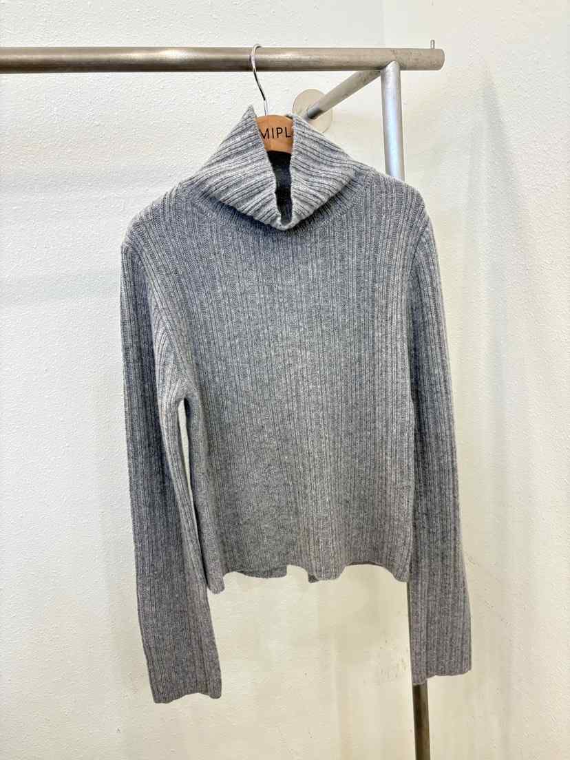 LUMIPLE韓國直郵㊣女裝新款25秋冬時尚人氣休閑針織衫開衩羅紋LUMIPLE針織衫