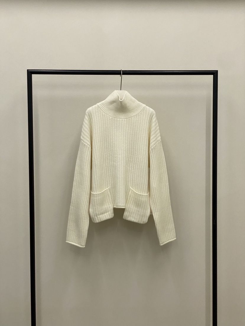 MUCH MORE韓國直郵㊣女裝新品時尚休閑25秋冬熱賣毛衣口袋MUCH MORE毛衣