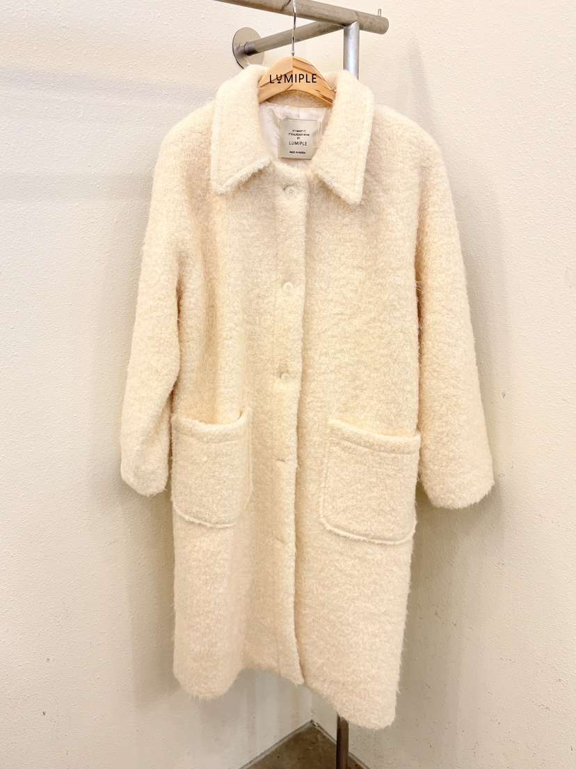 LUMIPLE東大門㊣直郵女裝新款職業人氣25秋冬熱賣中長款大衣LUMIPLE中長款大衣
