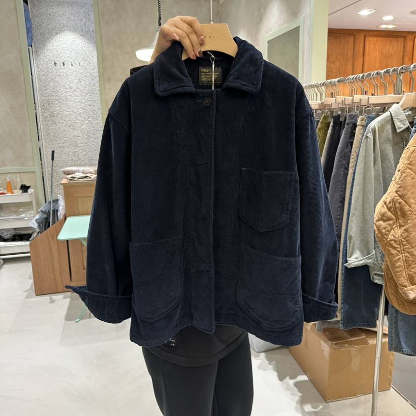 DELI JENNY韓國代購㊣女裝新款人氣熱賣休閑25秋冬時尚夾克DELI JENNY夾克