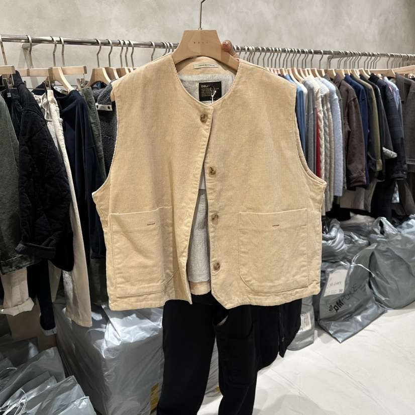 DELI JENNY韓國直郵㊣女士新品職業人氣時尚推薦休閑25秋冬馬甲DELI JENNY馬甲