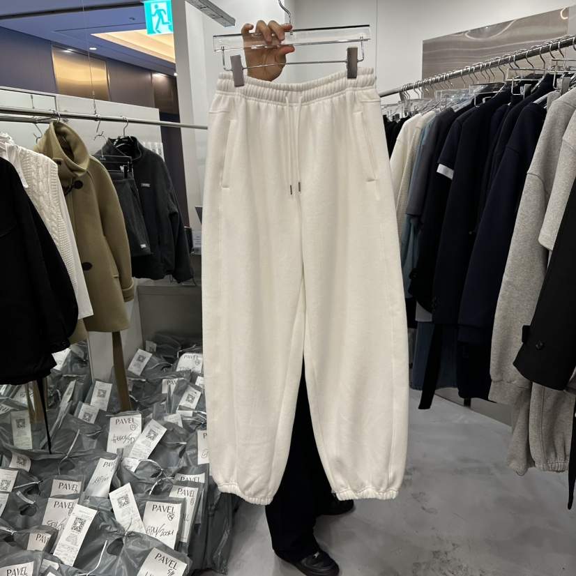 PAVEL韓國直郵㊣女裝新品職業熱賣休閑推薦25秋冬休閑褲抓絨PAVEL休閑褲