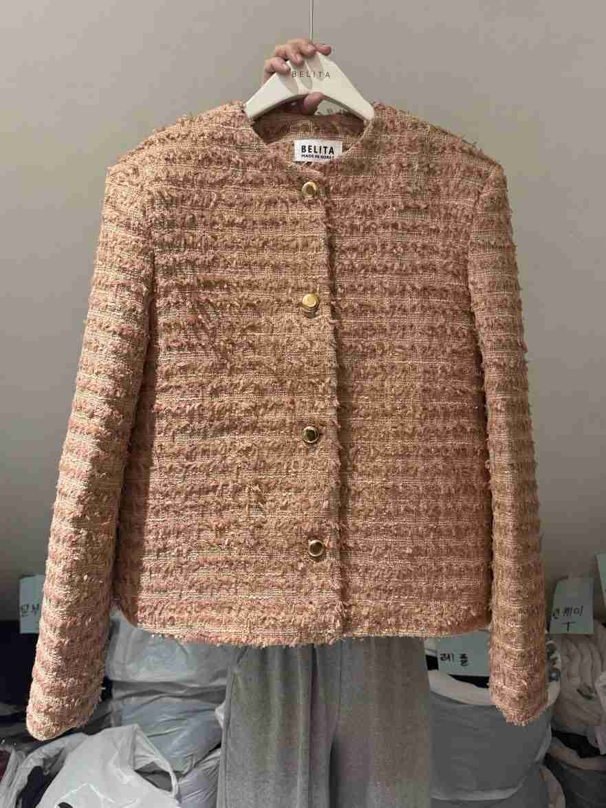 BELITA-L東大門㊣實拍女裝新品熱賣推薦時尚職業夾克粗花呢BELITA-L夾克