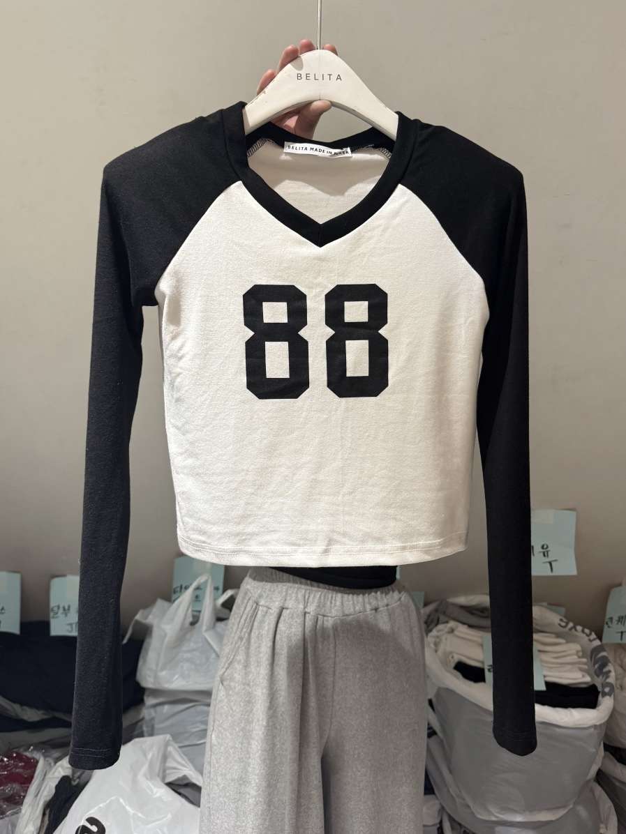 BELITA-L韓國直郵㊣女裝新品25秋冬推薦人氣時尚職業長袖T恤BELITA-L長袖T恤