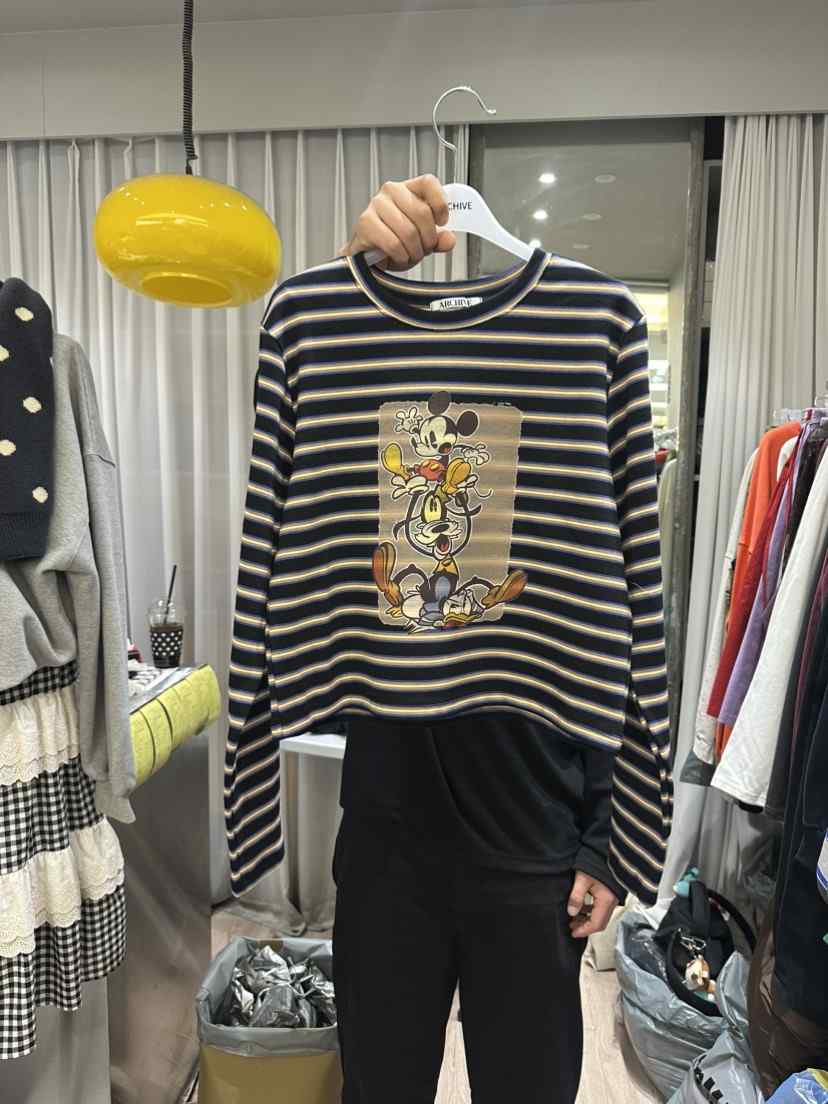 ARCHIVE-P東大門㊣直郵女裝新款熱賣推薦職業時尚休閑長袖T恤ARCHIVE-P長袖T恤