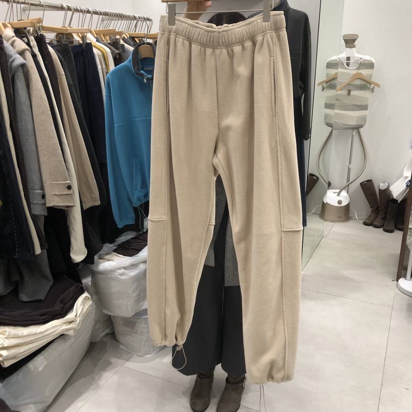 ANN MARGRET韓國直郵㊣女士新款時尚休閑褲抓絨GRETA.Y休閑褲