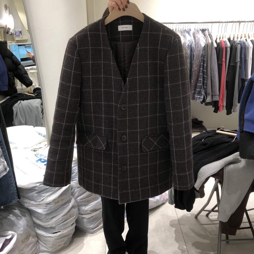 NAVYBURST韓國直郵㊣女士新品人氣熱賣休閑25秋冬職業夾克羊毛NAVY BURST夾克