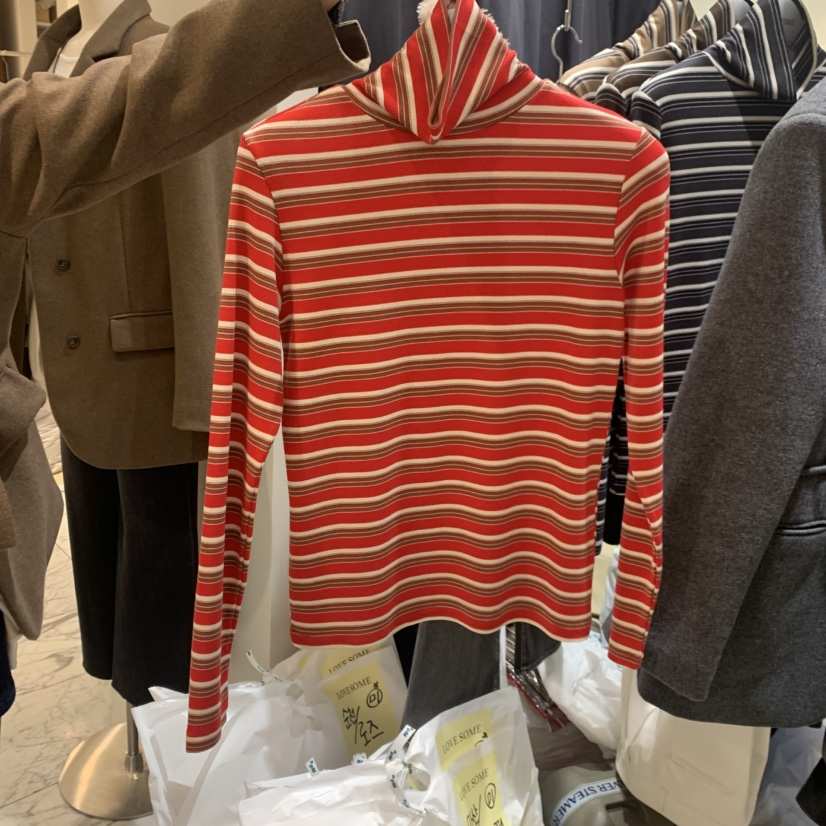 LOVE SOME東大門㊣代購女士新款25秋冬熱賣時尚職業長袖T恤LOVE SOME長袖T恤