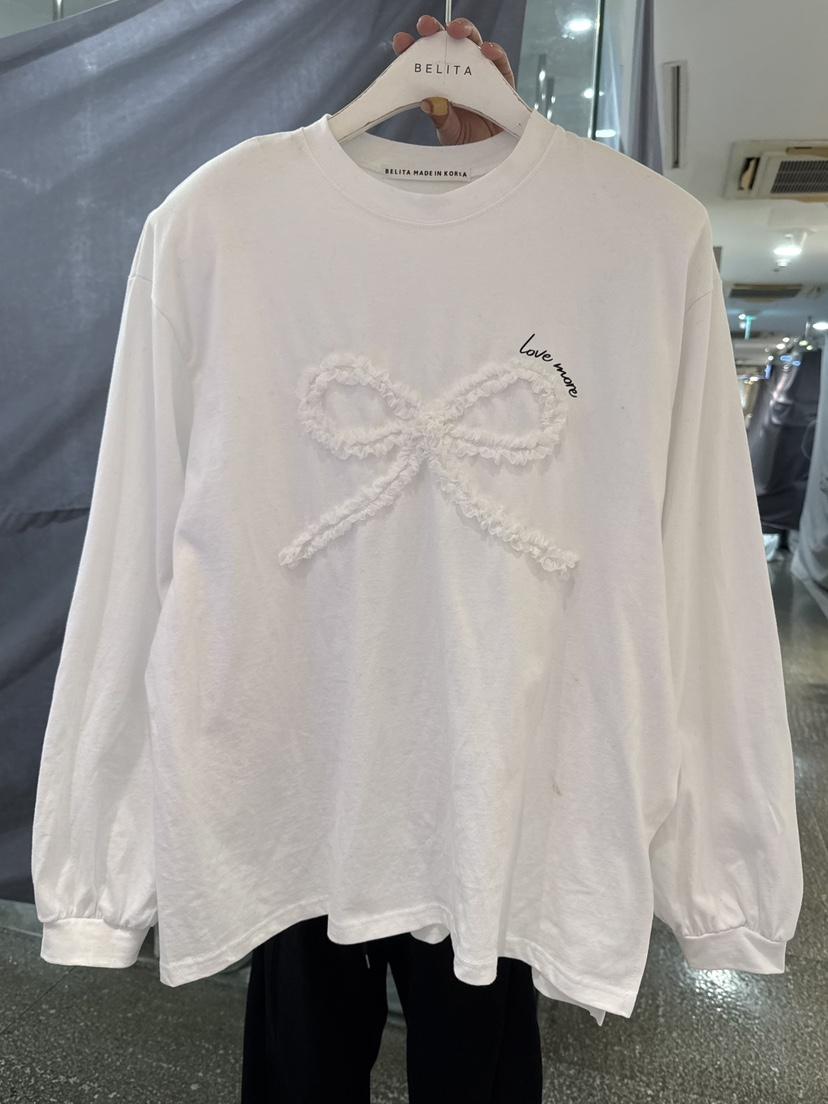 BELITA-L韓國直郵㊣女裝新品熱賣人氣時尚職業25秋冬長袖T恤BELITA-L長袖T恤