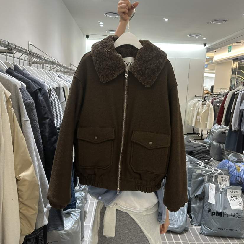 VIVE東大門㊣直郵女士新款休閑人氣推薦25秋冬熱賣時尚夾克VIVE夾克