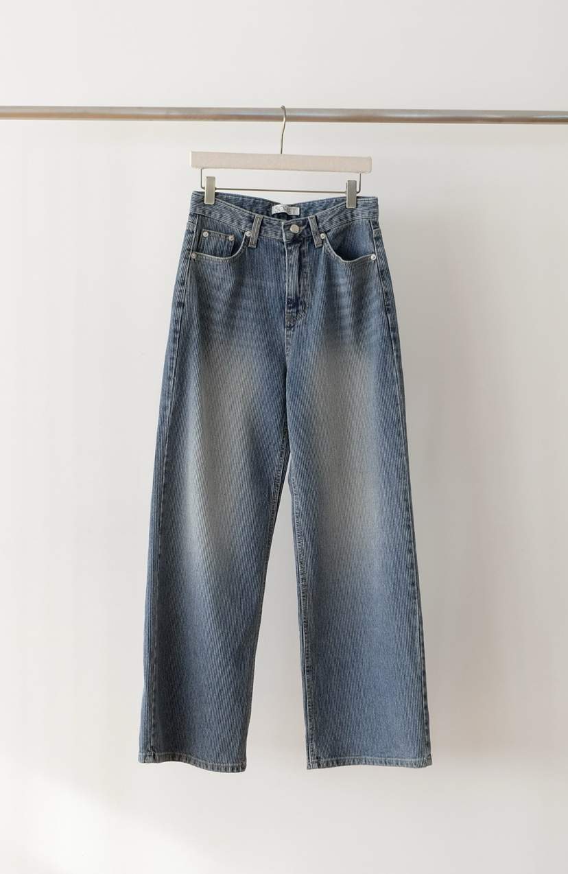 SORBET東大門㊣實拍女裝新品熱賣真品推薦人氣25秋冬牛仔褲SORBET/flat white牛仔褲