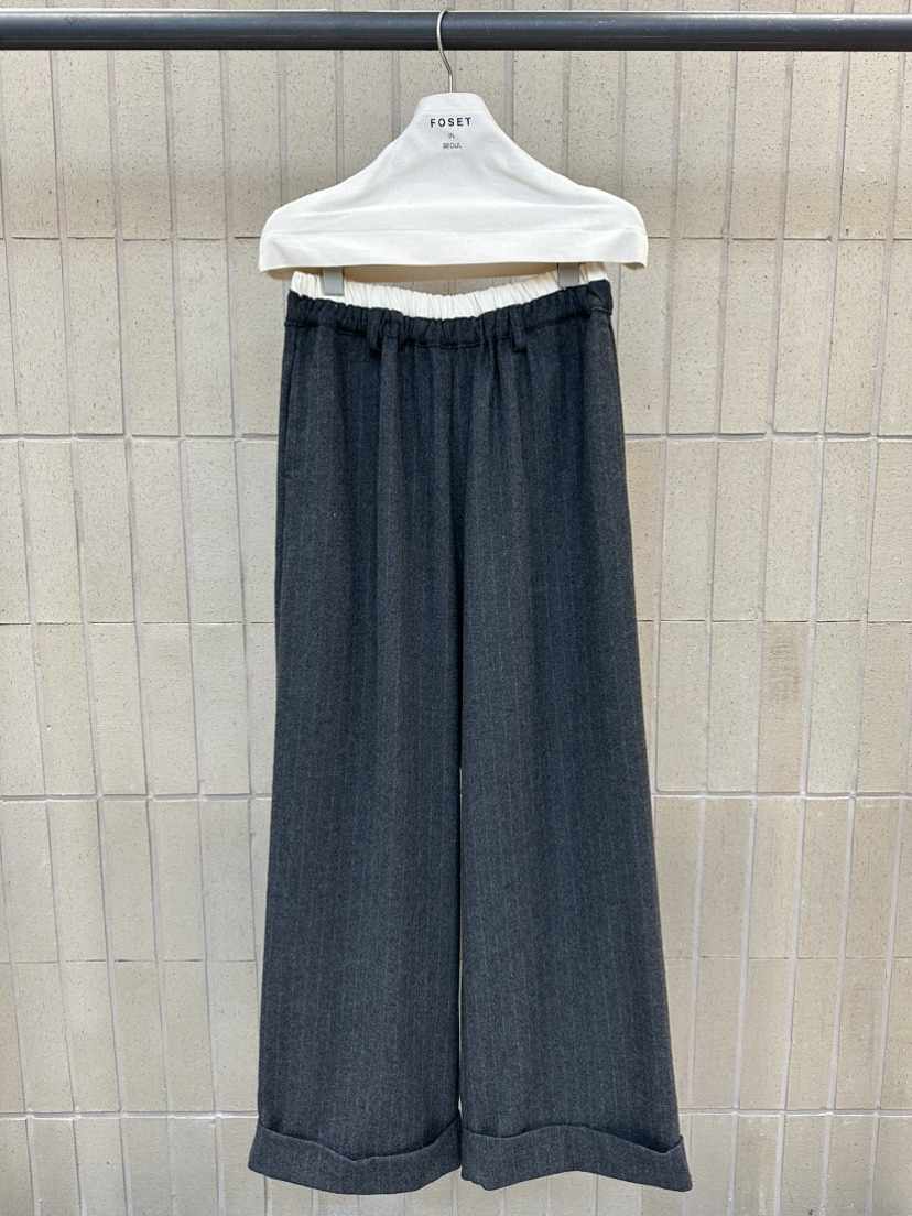 FOSET韓國直郵㊣女裝新品職業休閑真品推薦熱賣25秋冬休閑褲FOSET休閑褲