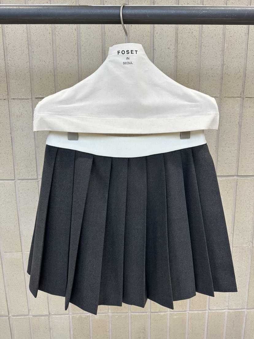 FOSET韓國直郵㊣女士新款職業人氣推薦熱賣25秋冬時尚休閑短裙FOSET短裙