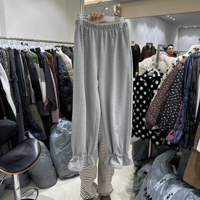 BENE東大門㊣代購女裝新品時尚25秋冬休閑推薦休閑褲不含腰帶BENE休閑褲