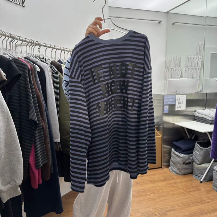 GABIZON韓國代購㊣女裝新品熱賣25秋冬真品推薦休閑長袖T恤GABIZON長袖T恤