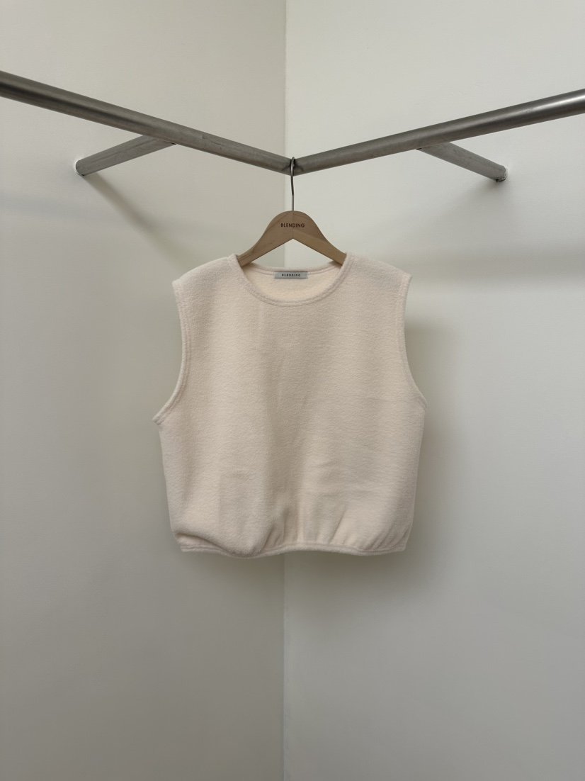 BLENDING-p韓國直郵㊣女士新款人氣真品休閑熱賣25秋冬馬甲抓絨BLENDING-p馬甲